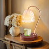 Fragrance Candle Warmer Lamp with 2 Bulbs Electric Candle Warmer with Timer & Dimmer for Home Decor