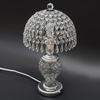 Modern Crystal Touch Bedside Lamp Night Light Bedside Counter Lamp Dimmable Bedside Lamp E27 with Crystal Drop Decor