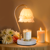 Fragrance Candle Warmer Lamp with 2 Bulbs Electric Candle Warmer with Timer & Dimmer for Home Decor